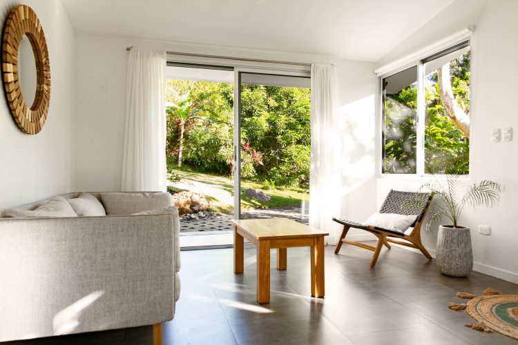 Casa 13: Garden view from the living