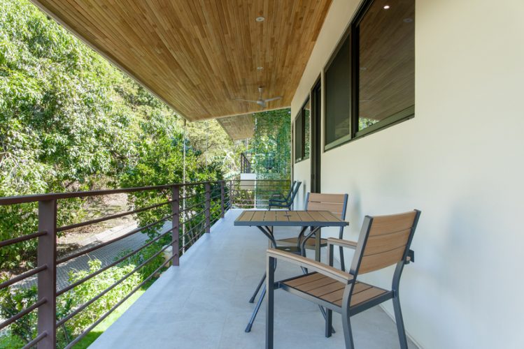 Balcony with jungle views