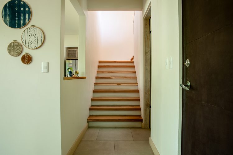 Casa Marañon teak wood stairs