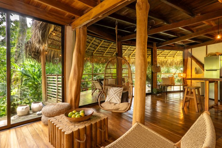 Casa Monita living room and veranda