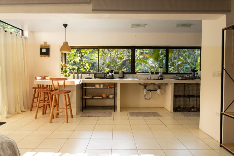Kitchen of the casita
