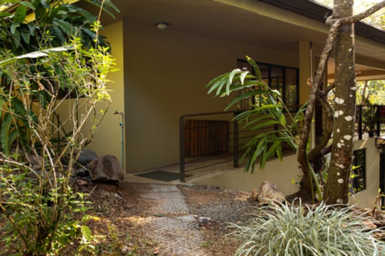 Entrance to the house