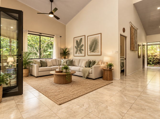 Living room idea with different furniture