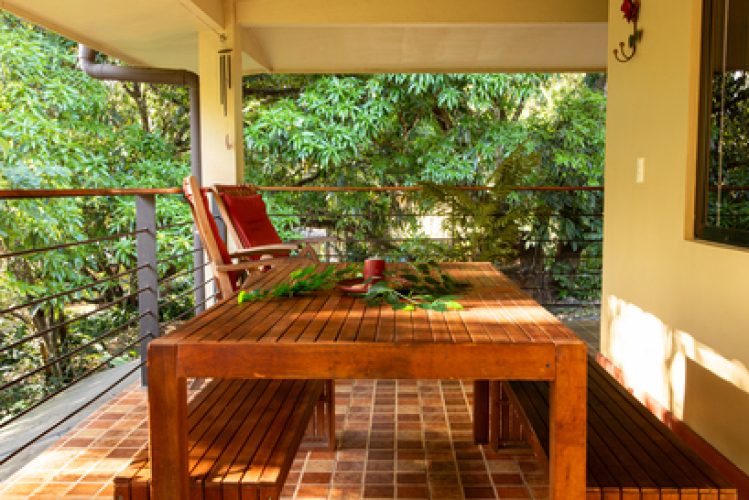 Vista desde el balcon